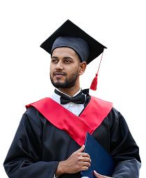 Smiling woman with money